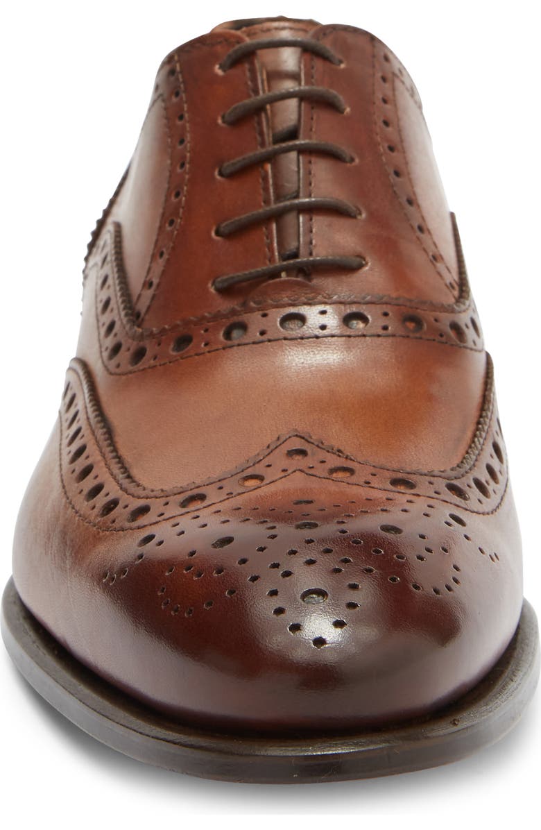TO BOOT NEW YORK Angelo Brogue Wingtip Oxford, Alternate, color, Crust Paolo Cuoio