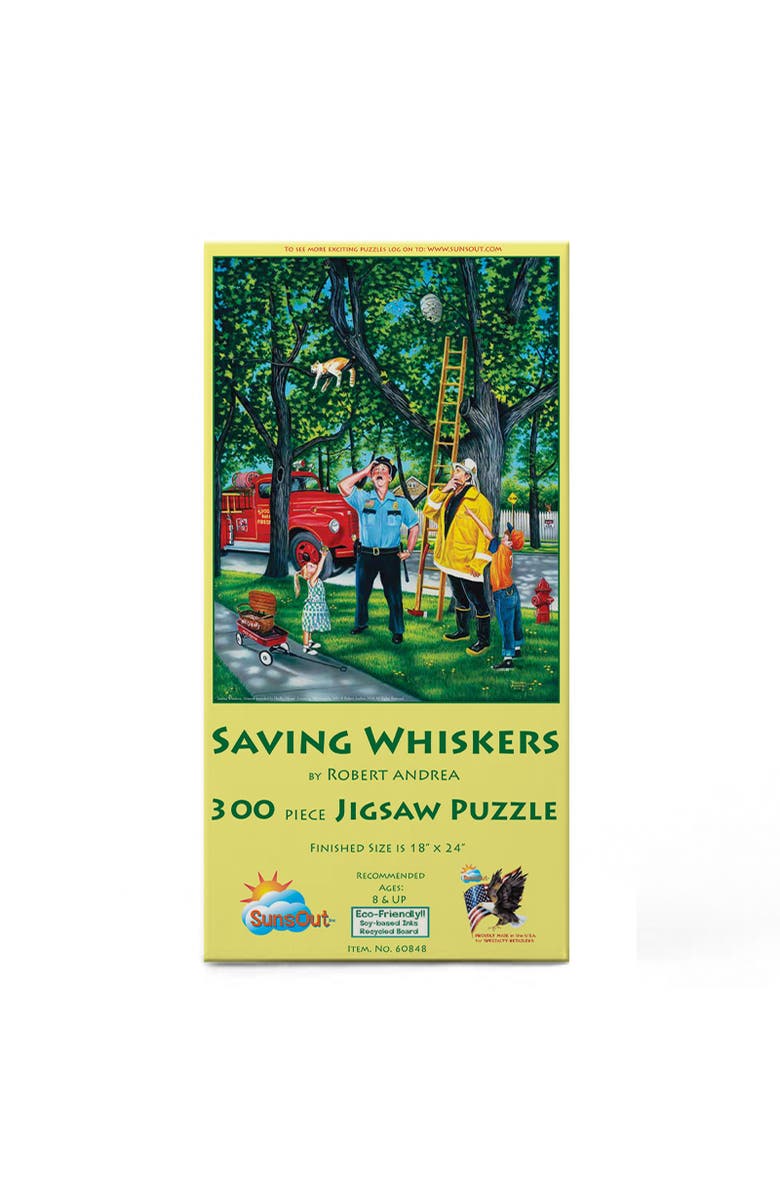 Sunsout Saving Whiskers 300 piece Jigsaw Puzzle for Adults, Alternate, color, Multicolor
