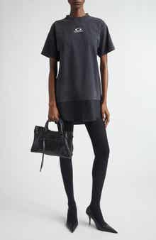 Hybrid Loop Sports Icon Logo Dry Jersey & Poplin T-Shirt Dress