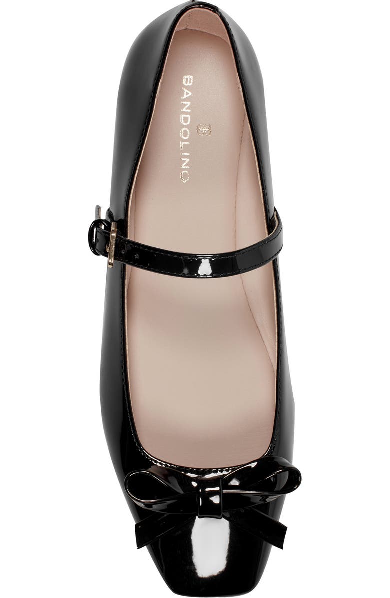 Bandolino Juletta Bow Mary Jane Flat, Alternate, color, Black