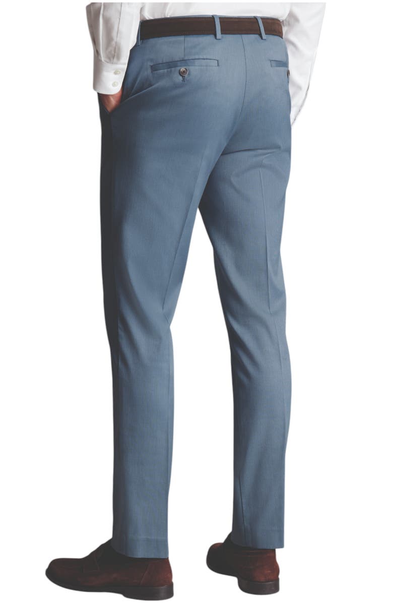 Charles Tyrwhitt Smart Texture Pants, Alternate, color, Limestone