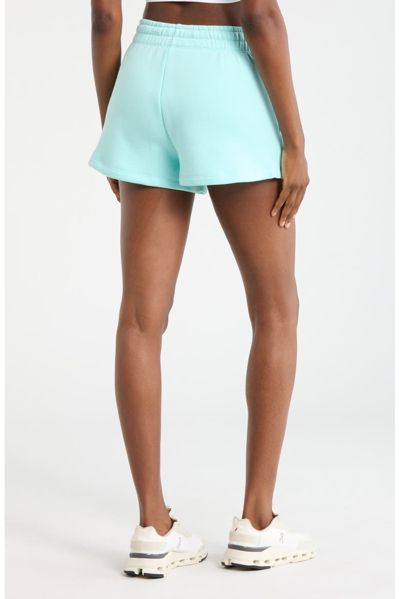 Luxe Fleece Sweat Shorts, Alternate, color, LIMPET SHELL