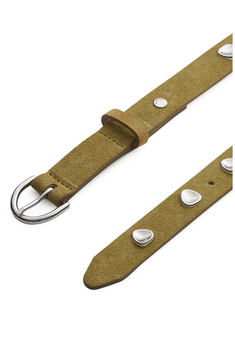 Brynn Suede Belt, Alternate, color, FENNEL SUEDE