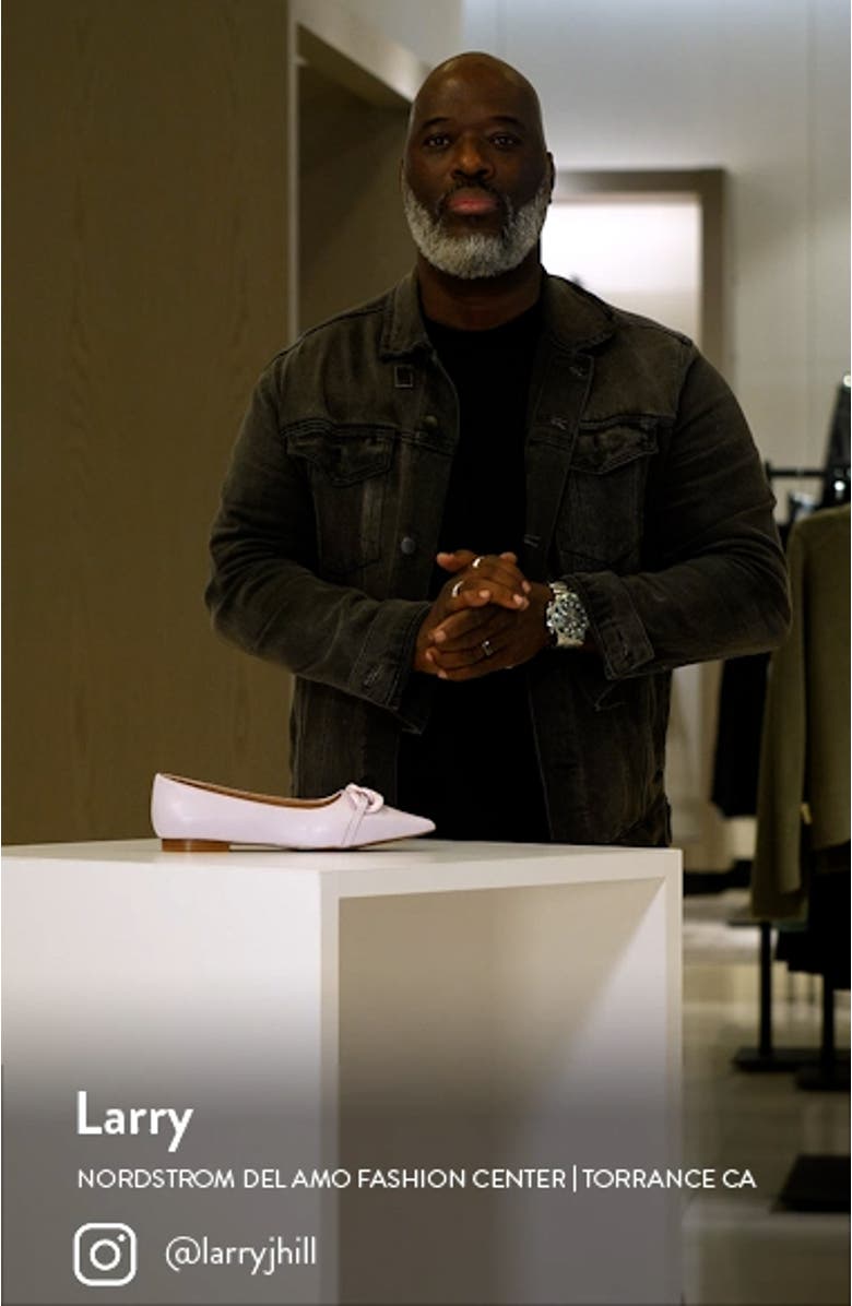 Nora Pointed Toe Flat, sales video thumbnail