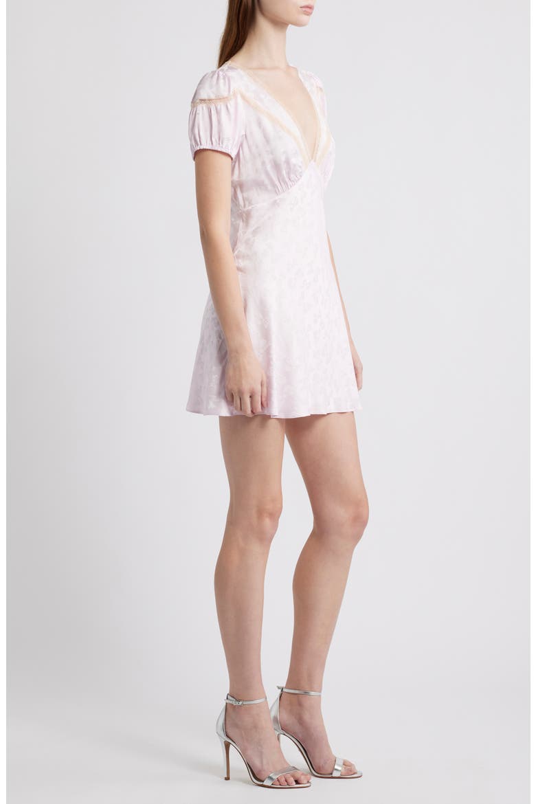 Sylara Silk Minidress, Alternate, color, ORCHID ICE