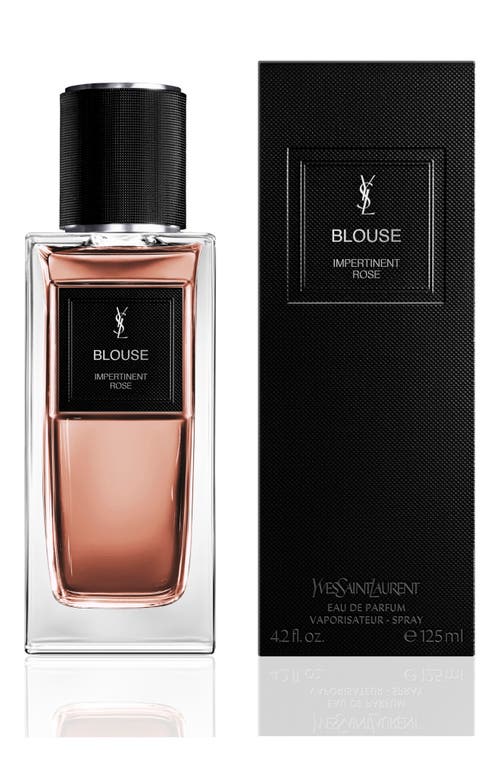 Saint Laurent Yves Blouse In Transparent