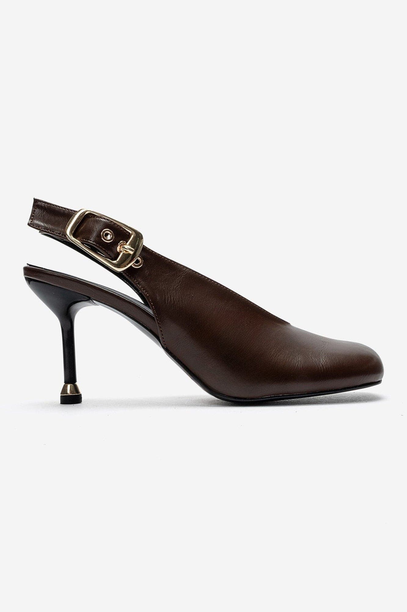 Flaris Slingback Stiletto Pump, Alternate, color, Brown