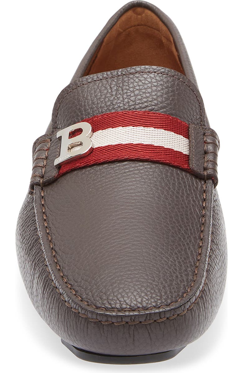 Bally Wiliam Driving Loafer, Alternate, color, Chocolate