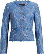Tahari ASL Bonded Lace Jacket