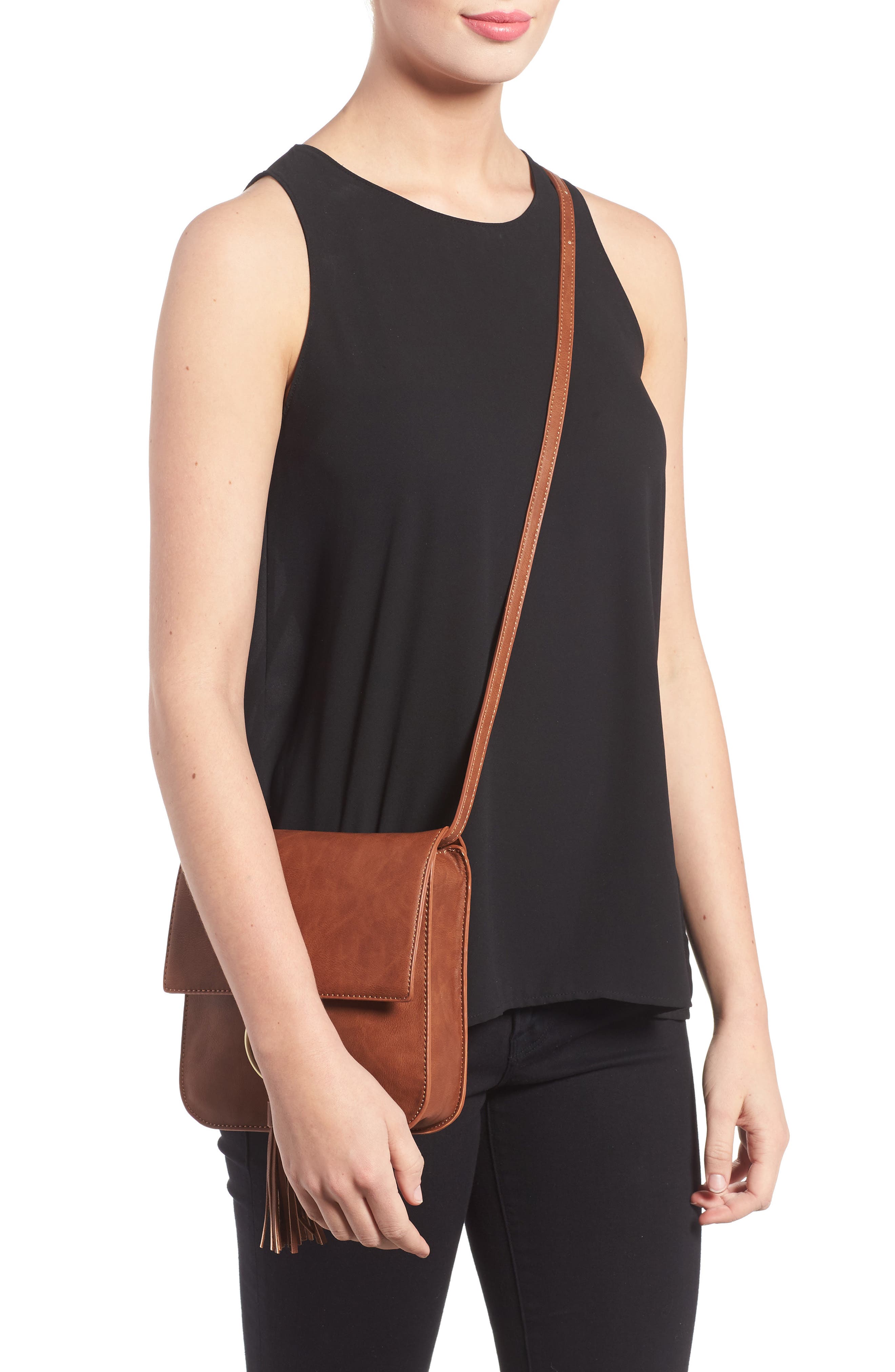 Sole Society Square Crossbody Bag, Alternate, color, 