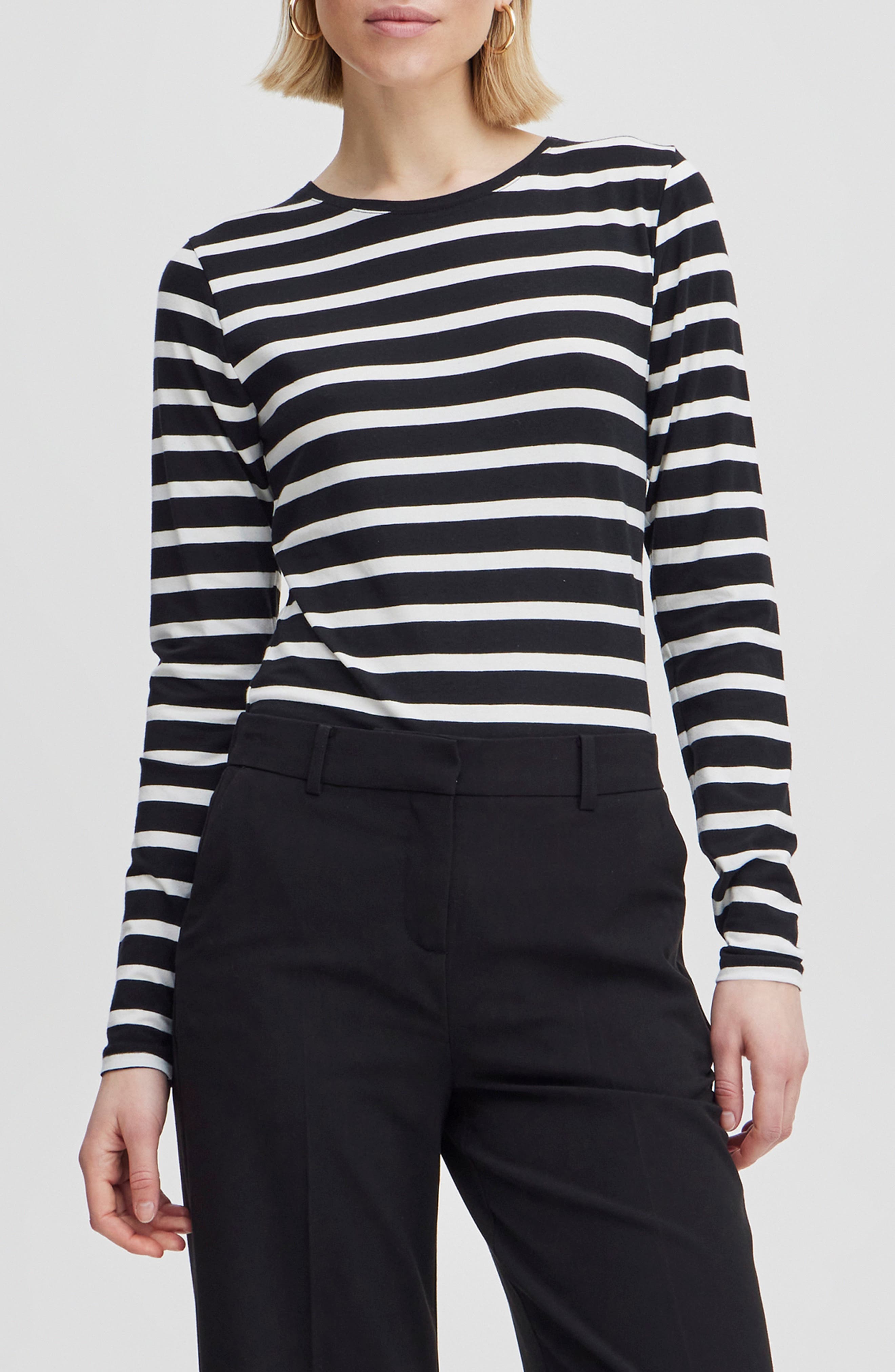 B.YOUNG Marcie Stretch Cotton Top