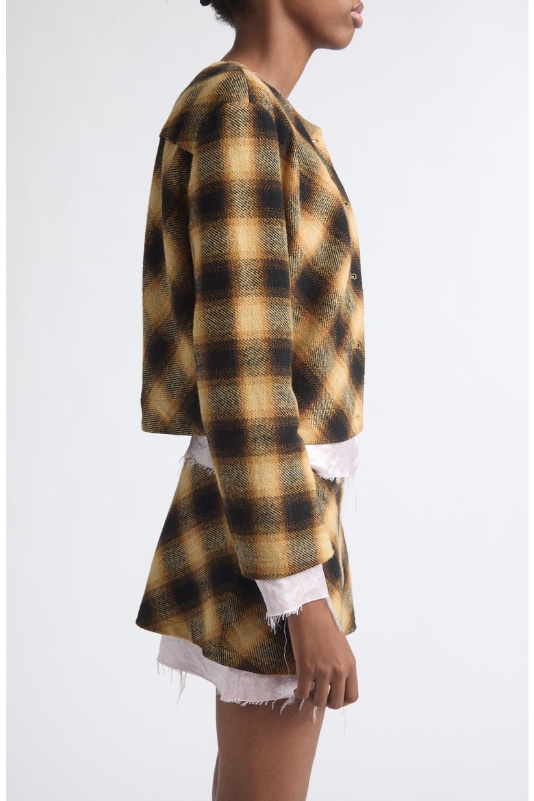 Double Cotton Jacket, Alternate, color, HOLLYHOCK