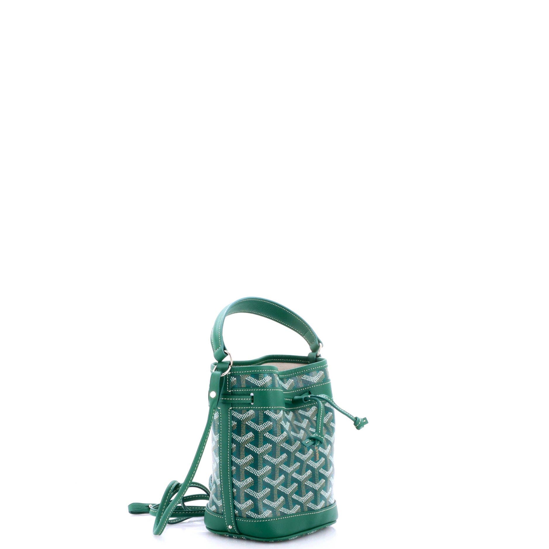 Petit Flot Bucket Bag Coated Canvas Mini, Alternate, color, Green