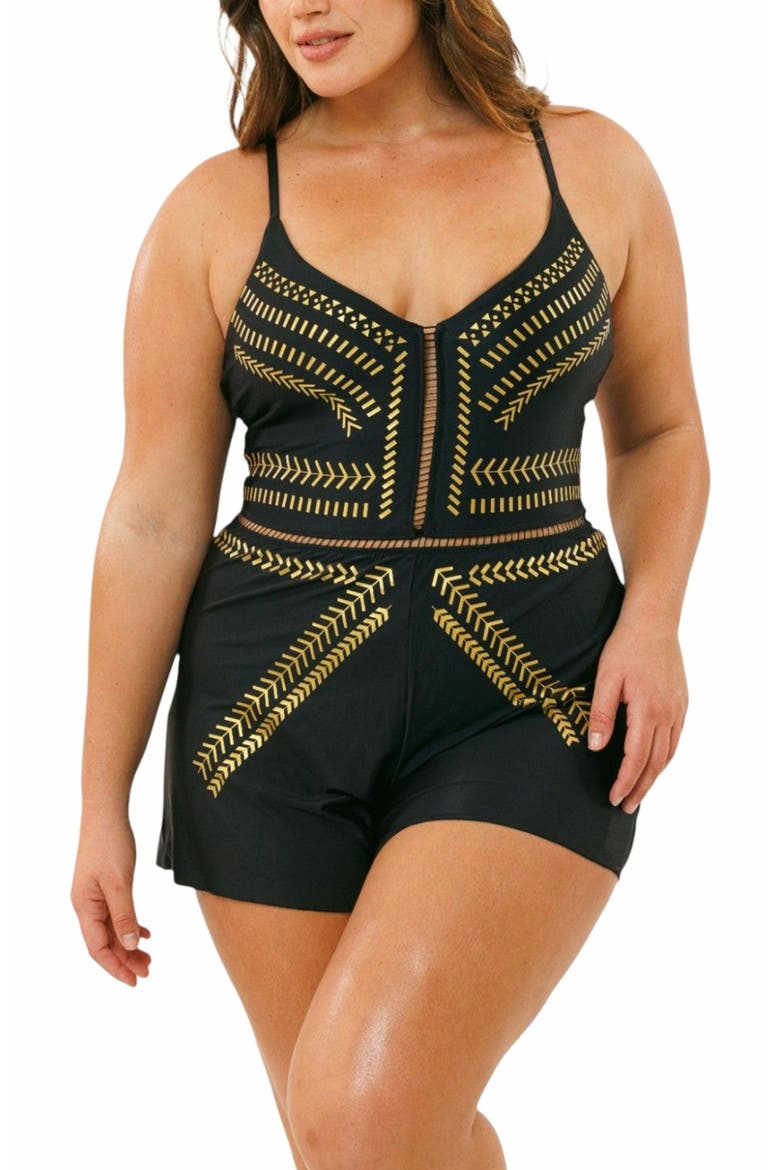 Onepiece Overall, Alternate, color, Black Gold