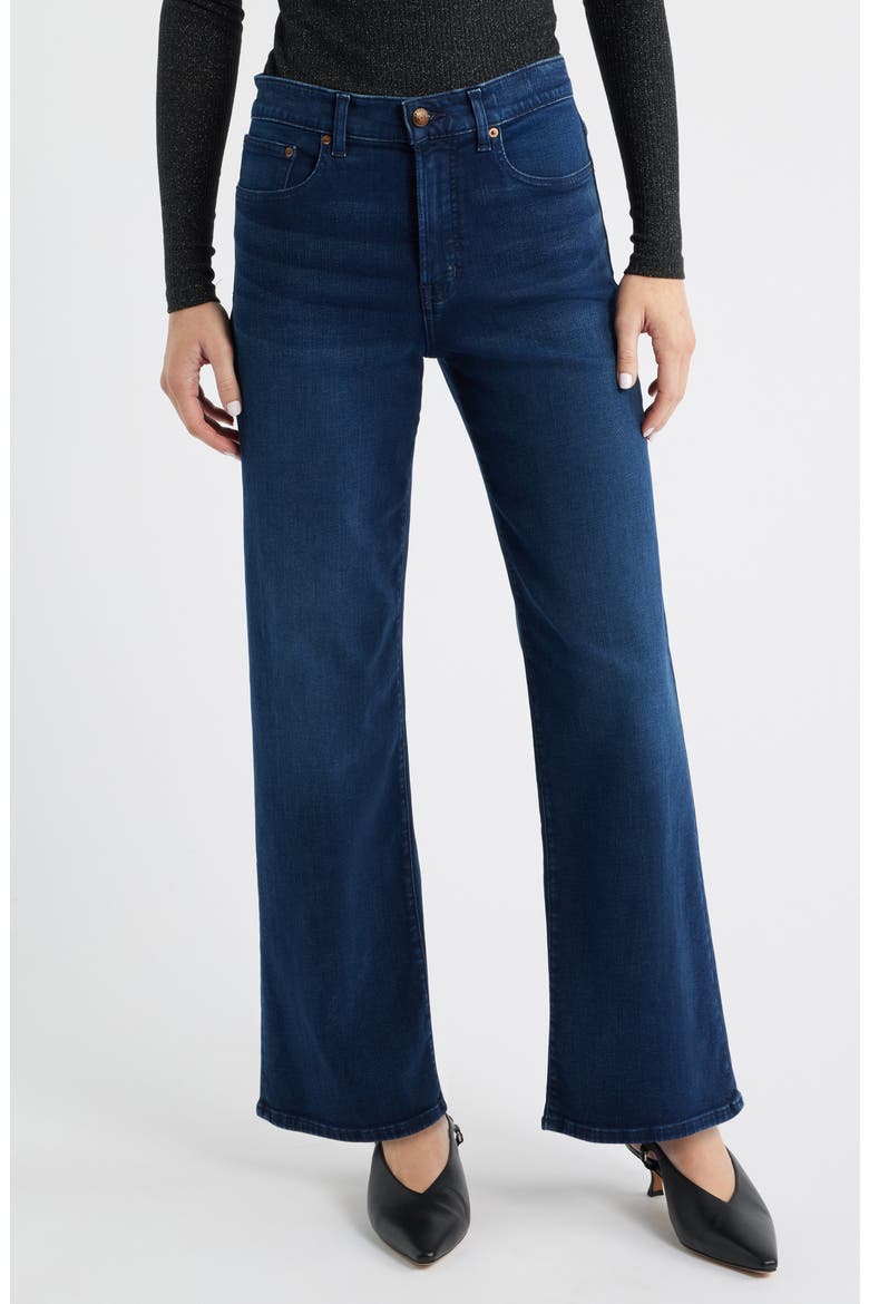 Perfect Wide-Leg Jeans, Main, color, KINGSTON WASH