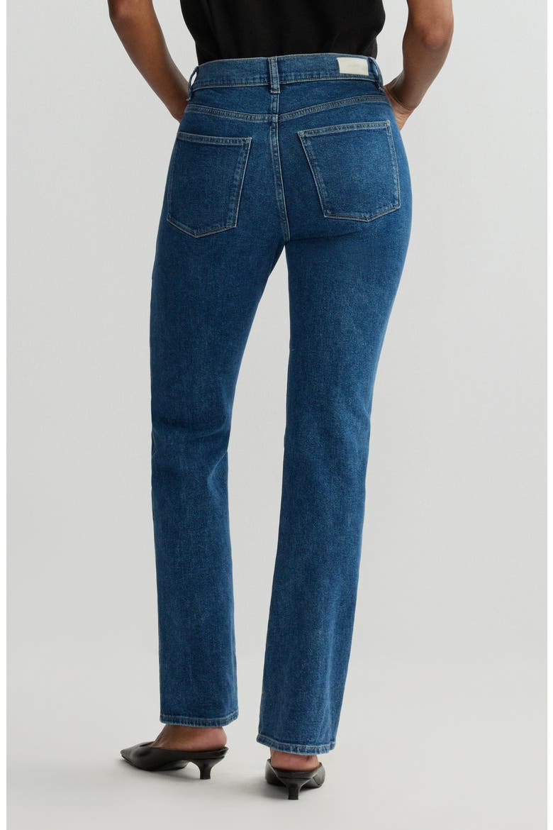 Patti High Waist Straight Leg Jeans, Alternate, color, NORTH BEACH