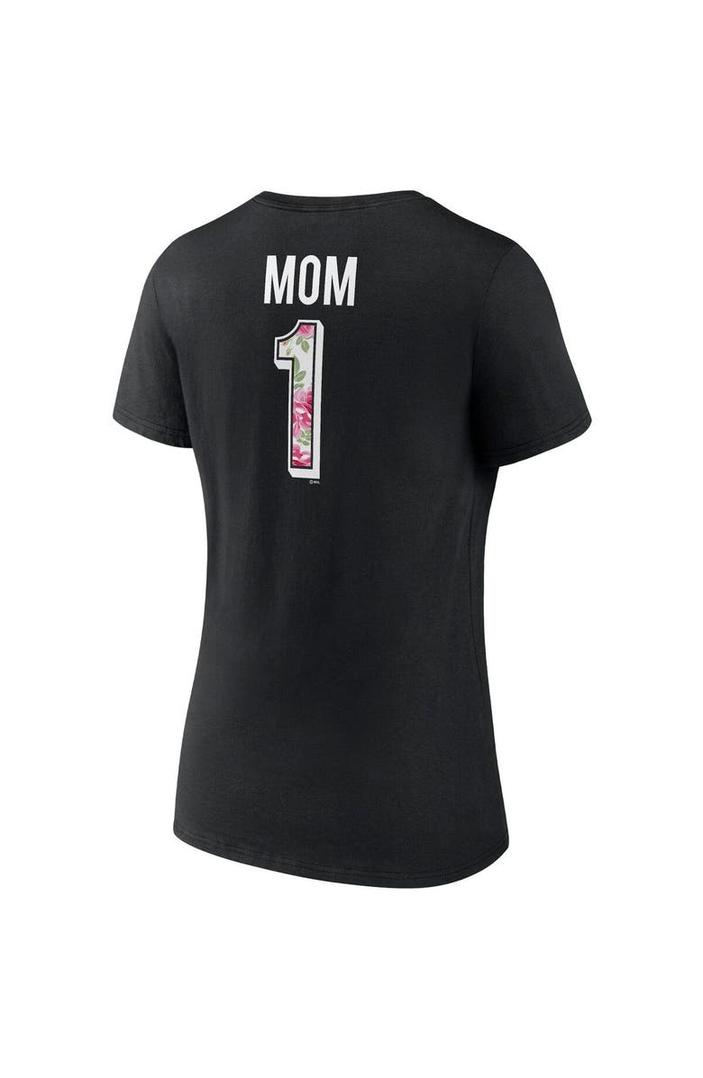 FANATICS Women's Fanatics Branded Black Pittsburgh Penguins Team Mother's Day V-Neck T-Shirt, Alternate, color, Black