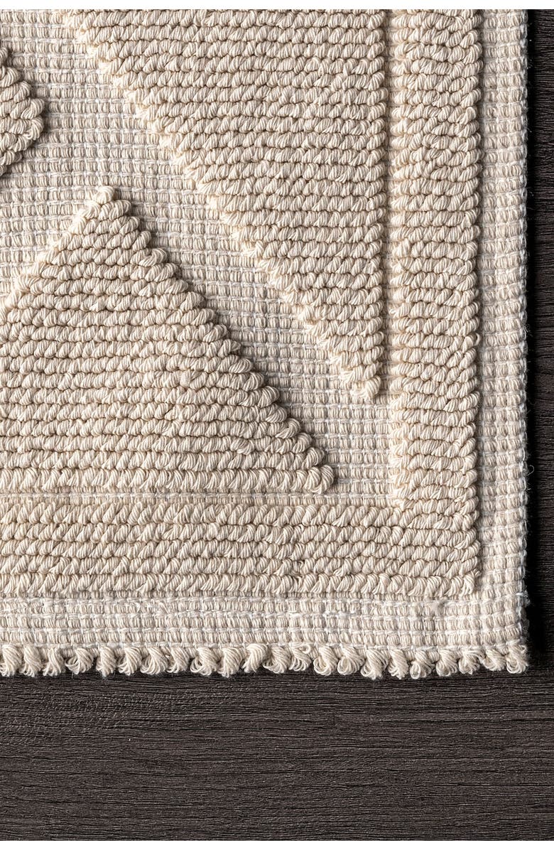 NULOOM Hudson Abstract Maze Bath Mat, Alternate, color, 