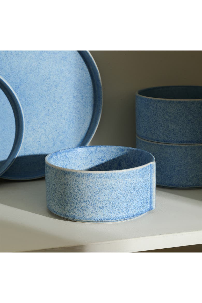 Bao Stoneware 24-Piece Dinnerware Set, Alternate, color, Blue
