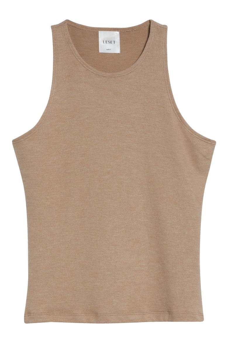 Lauren Scoop Neck Tank, Alternate, color, SABLE