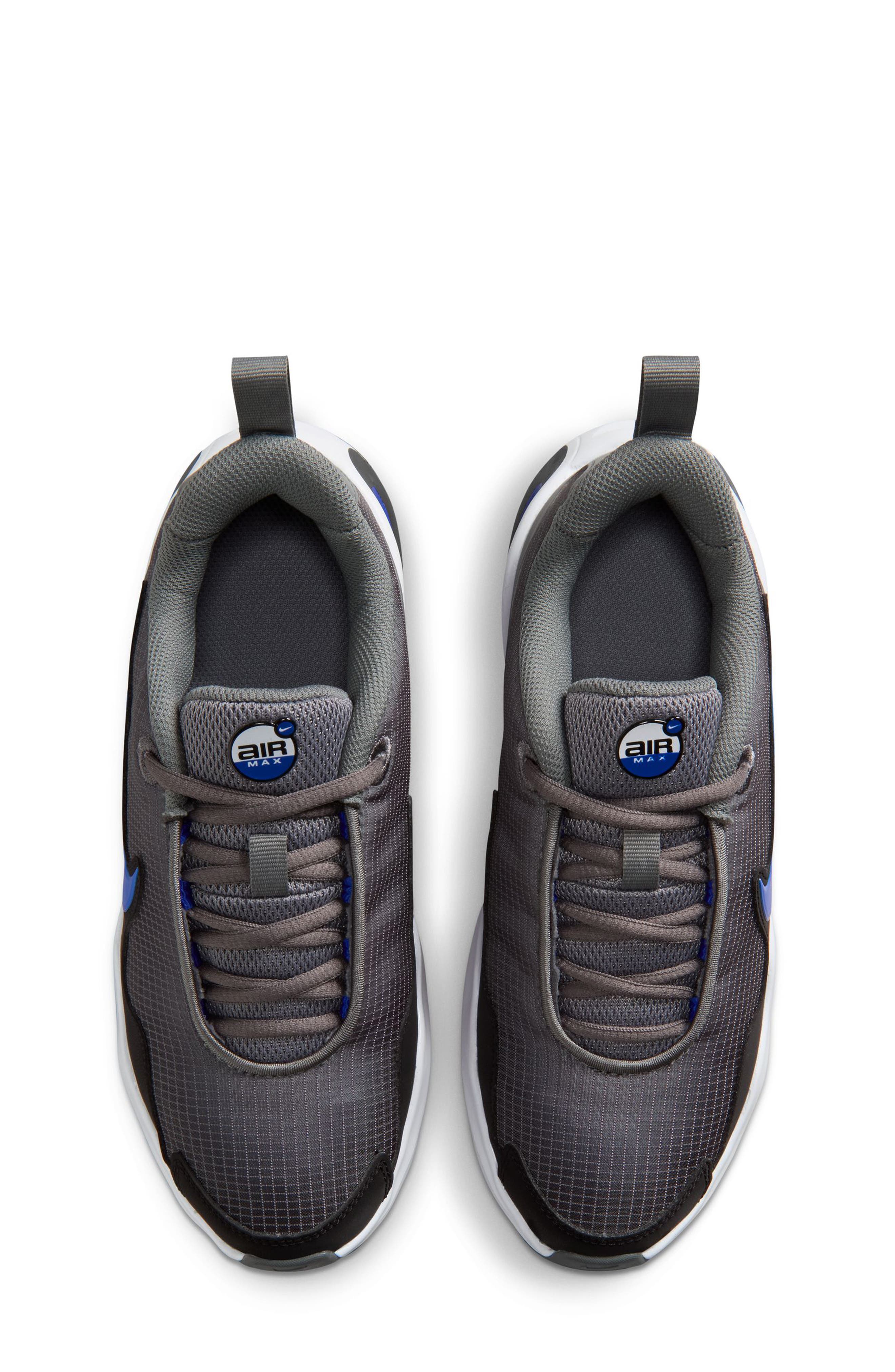 Kids' Air Max Nova Sneaker, Alternate, color, 011 SMOKE GREY/RACE BLUE