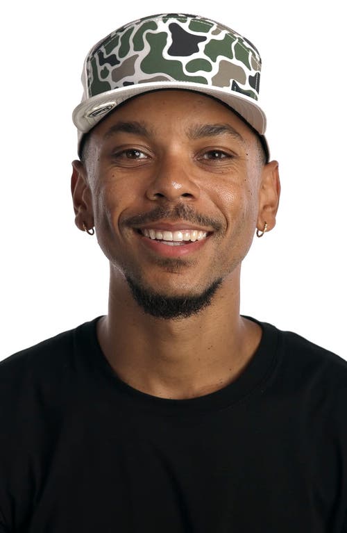 Melin Trenches Icon Hydro Camo Performance Snapback Hat In Gray