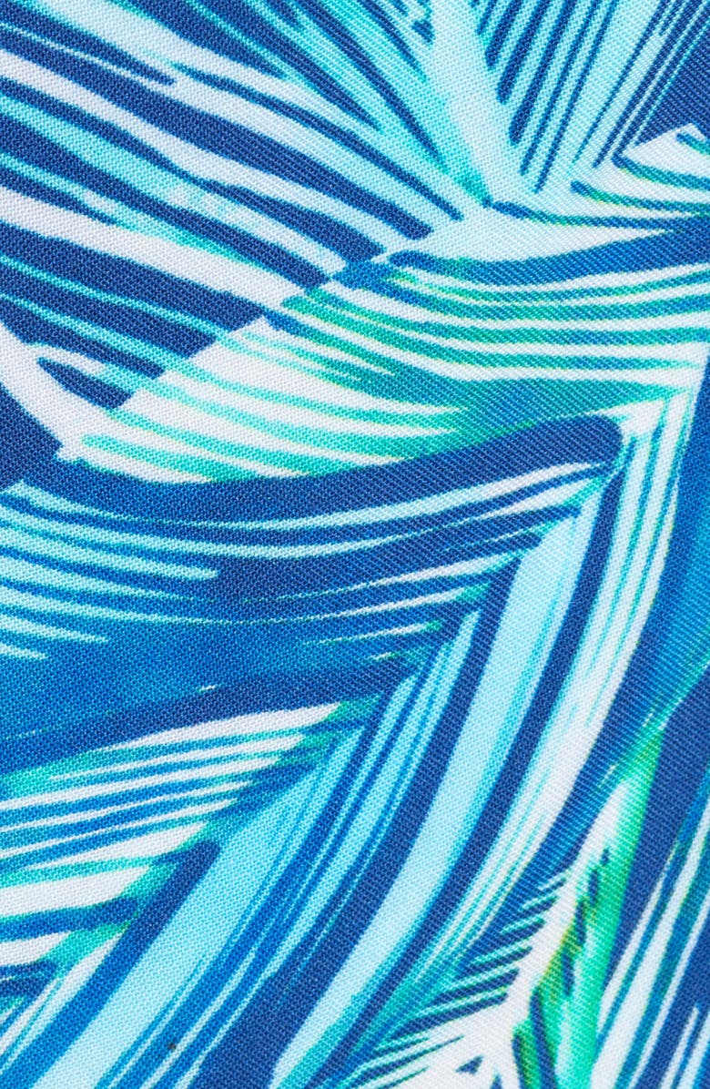 La Blanca Sketched Leaves Side Slit Cover-Up Pants, Alternate, color,