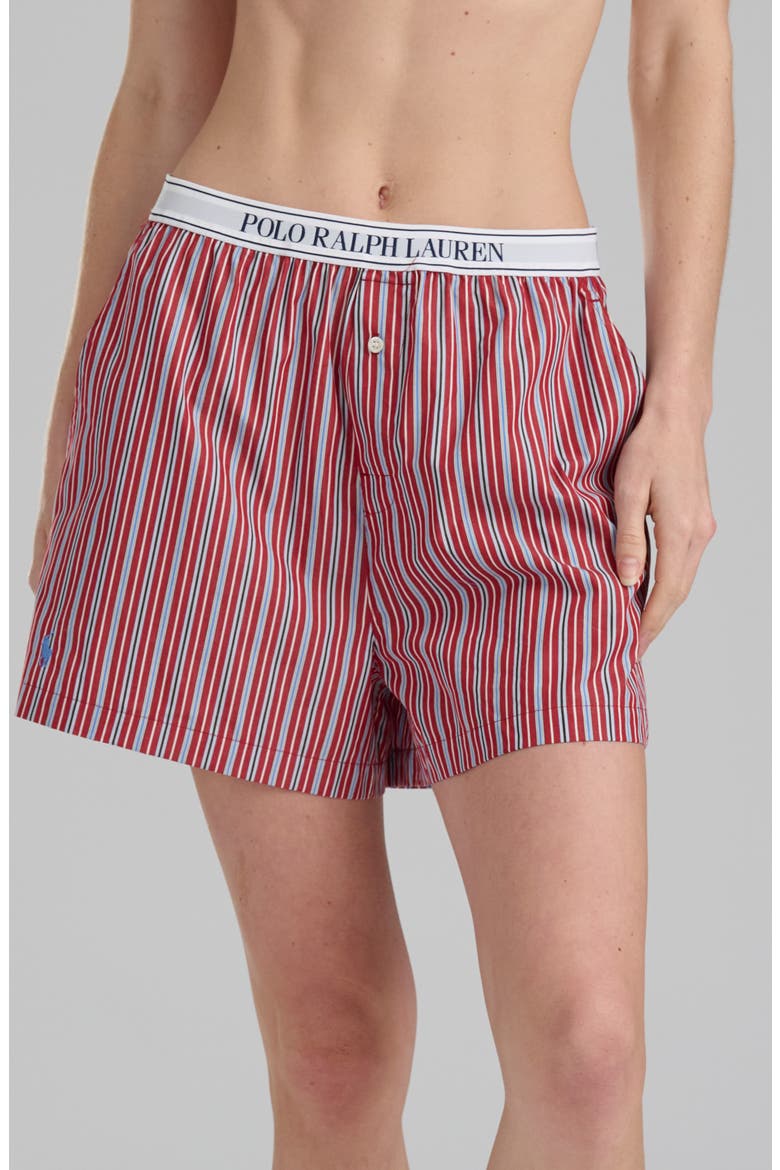 Boxer Pajama Shorts, Main, color, CLUB STRIPE