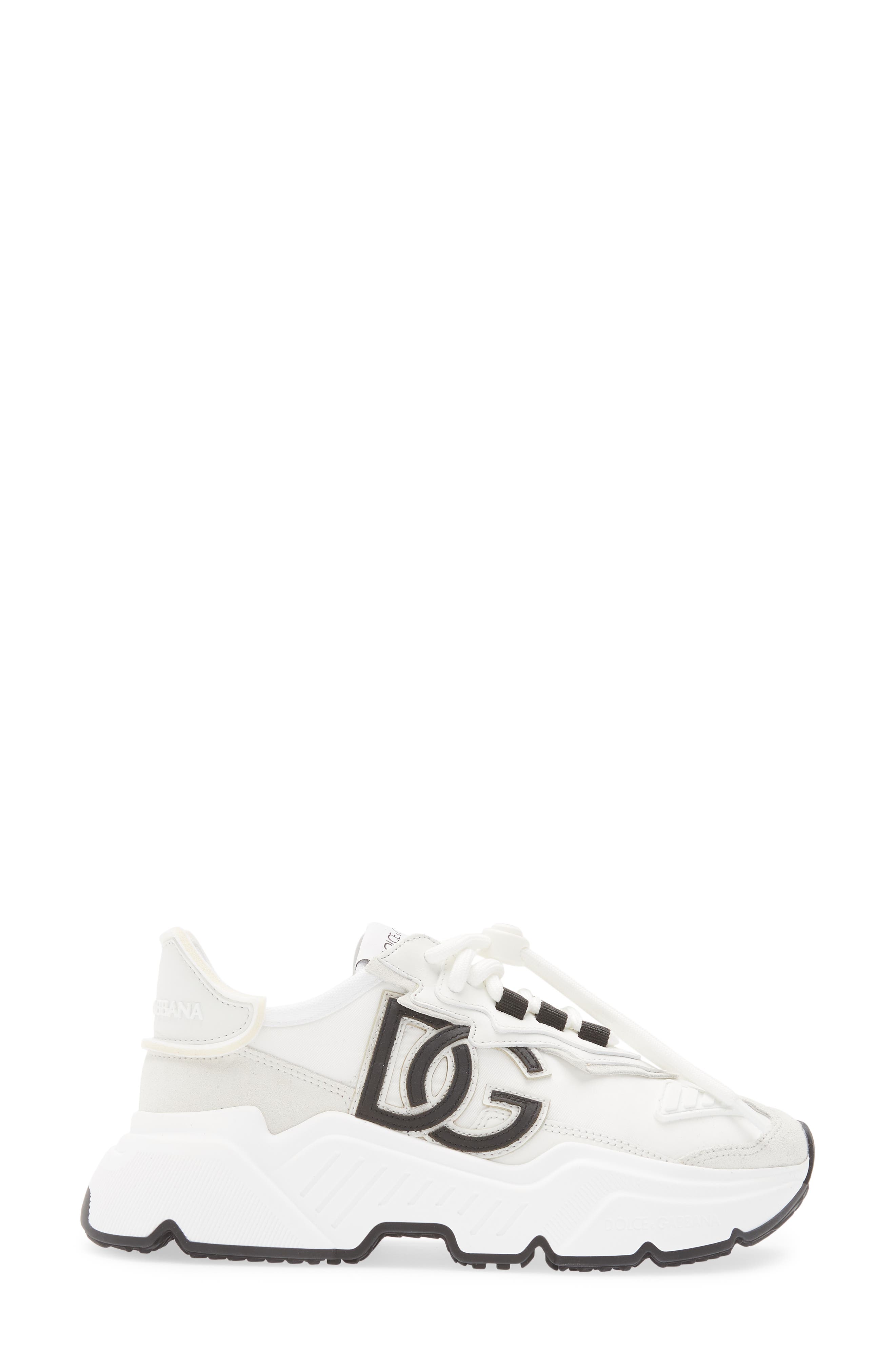 Dolce&Gabbana Daymaster Sneaker, Alternate, color, White/ Black