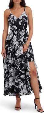 Siena Burnout Chiffon Midi Dress