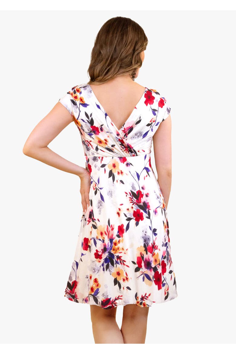 Alessandra Maternity Dress, Alternate, color, Mystic Bloom
