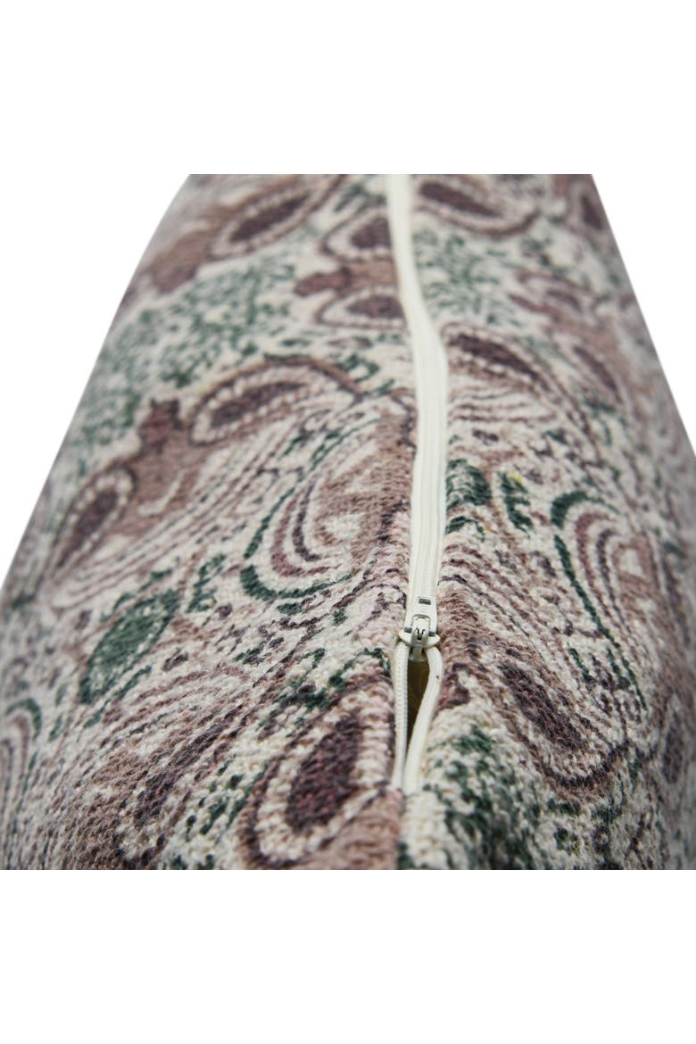 Recycled Cotton Blend Pillow, Alternate, color, Green