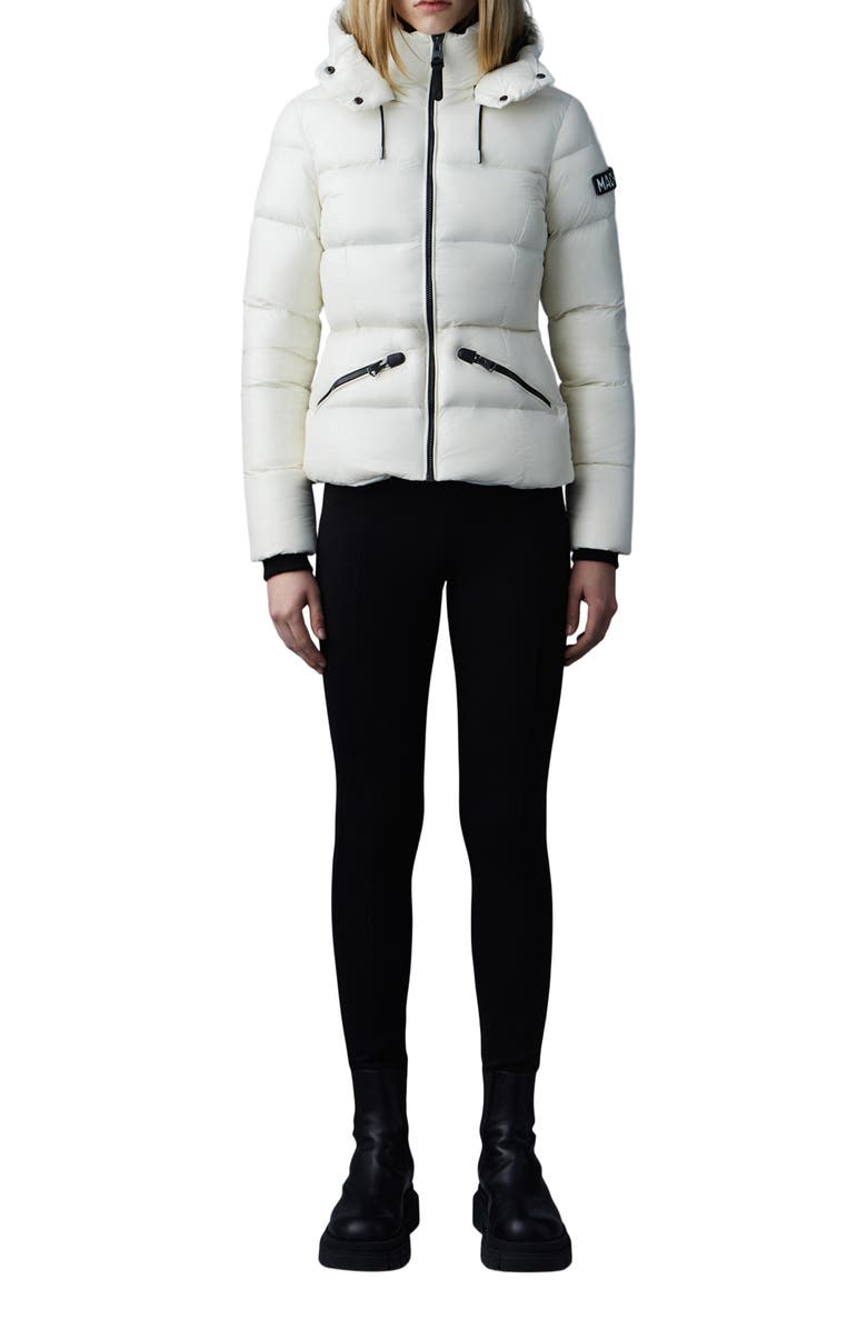 Mackage Madalyn Down Puffer Jacket, Main, color, Cream