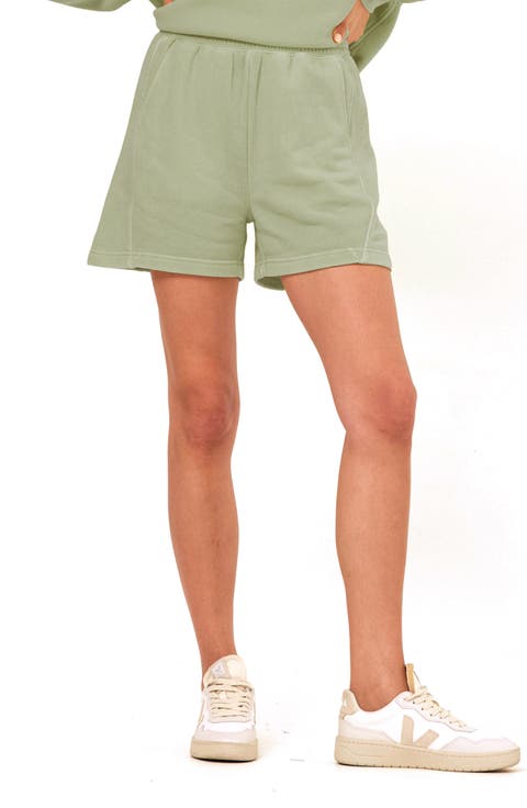 Chantel Mineral Wash Fleece Shorts