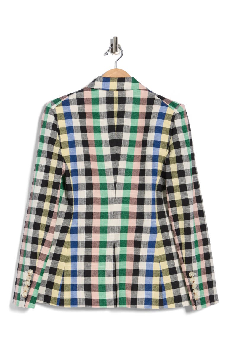 Miller Check Cotton Blend Dickey Jacket, Alternate, color, GREY MULTI