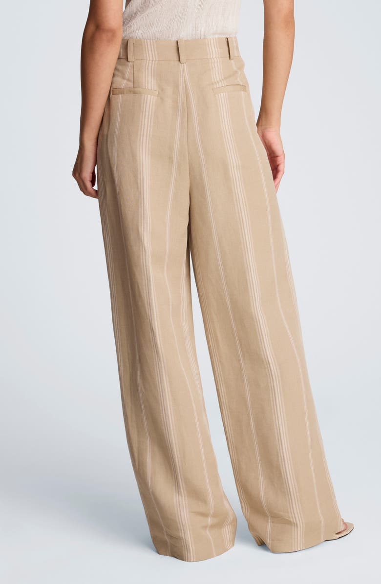 Kenneth Cole Double Pleat Wide Leg Pants, Alternate, color,