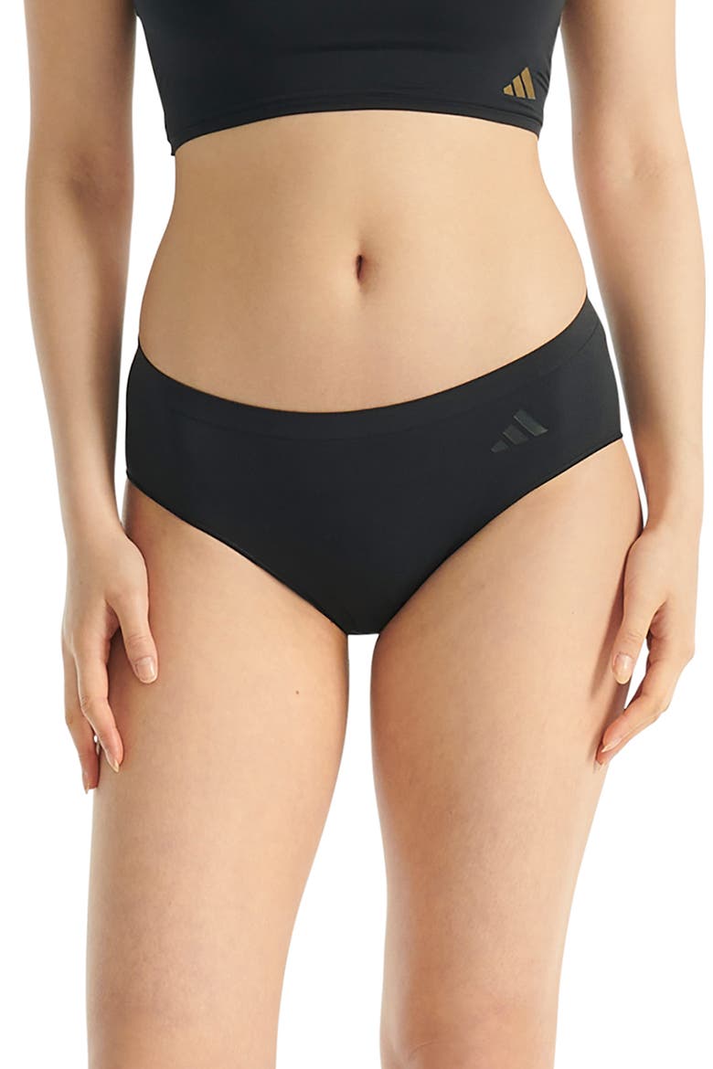 Set of 3 Hipster Briefs, Main, color, BLACK