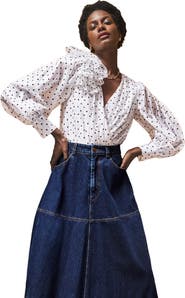 Ro&Zo Mini Spot Frill Detail Bodysuit