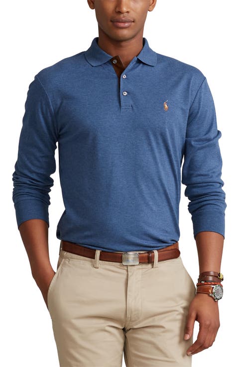 Long Sleeve Pima Cotton Polo