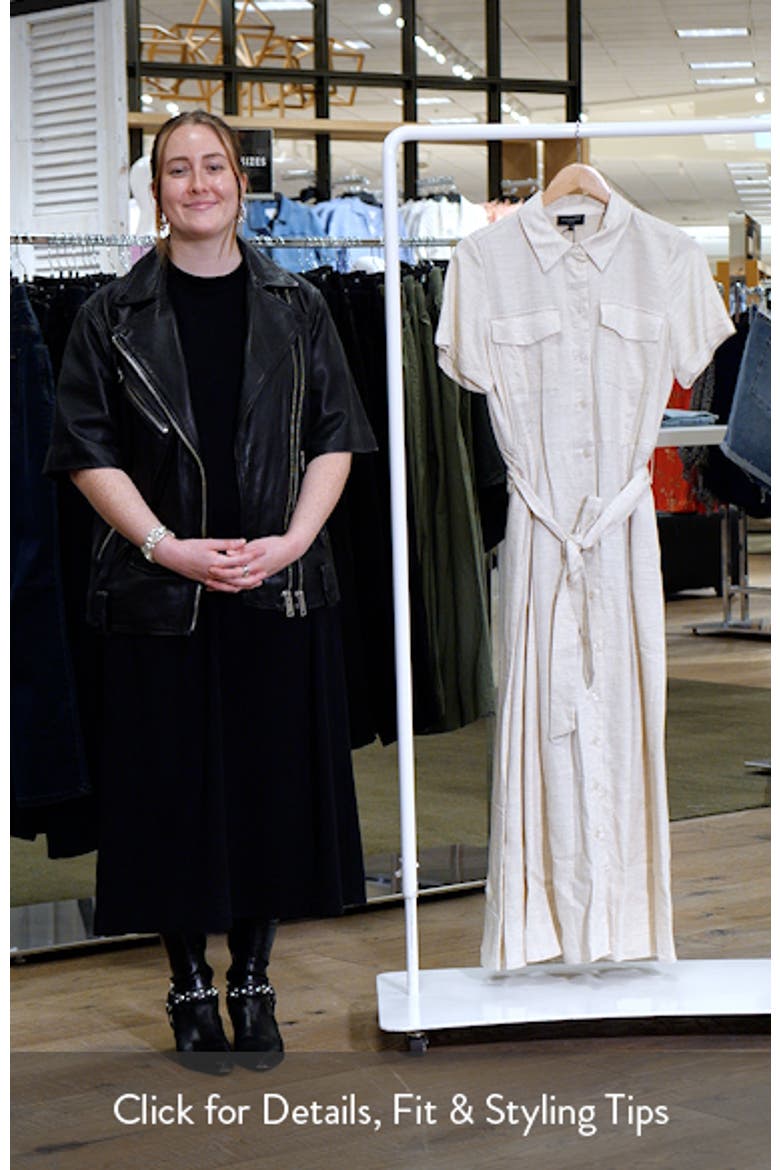 Short Sleeve Belted Shirtdress video