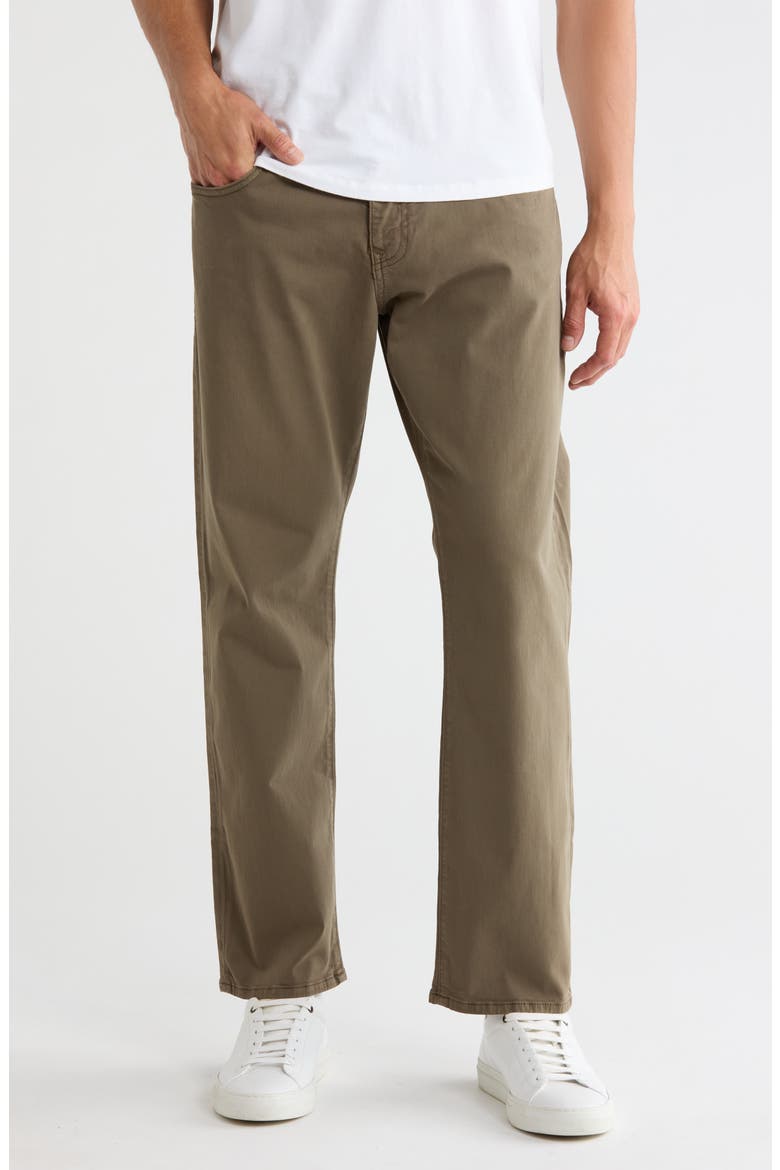 Matt Green Stretch Twill Pants, Main, color, MATT GREEN TWILL