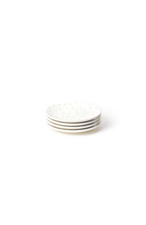 Gold Star Salad Plate Set of 4