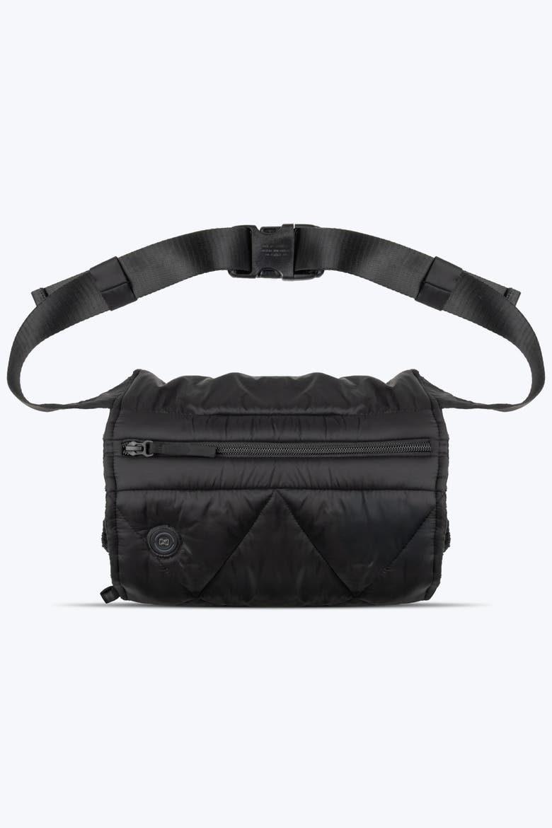 Quilted Hand Warmer, Alternate, color, Black