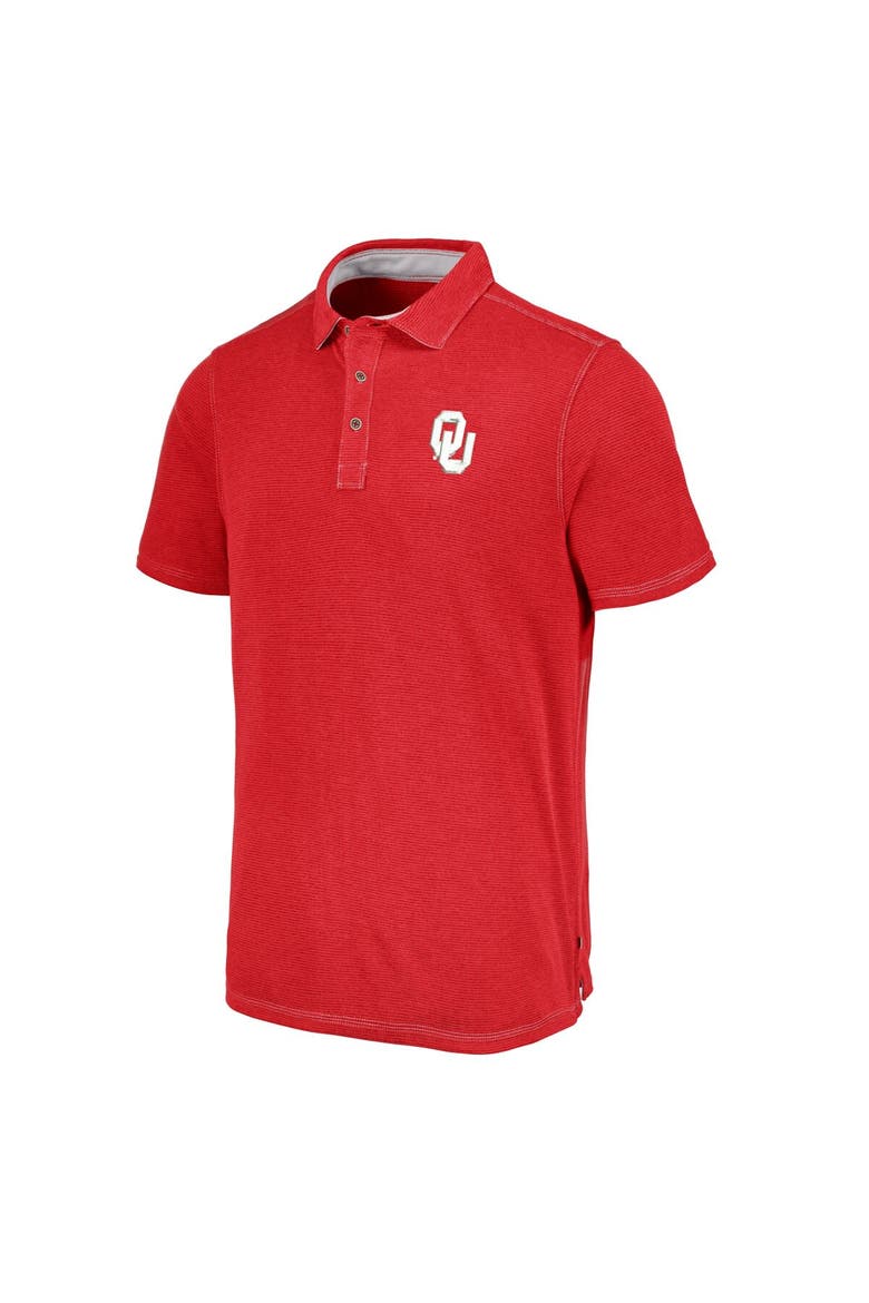 Men's Tommy Bahama Crimson Oklahoma Sooners Paradiso Cove Polo, Alternate, color, Crimson