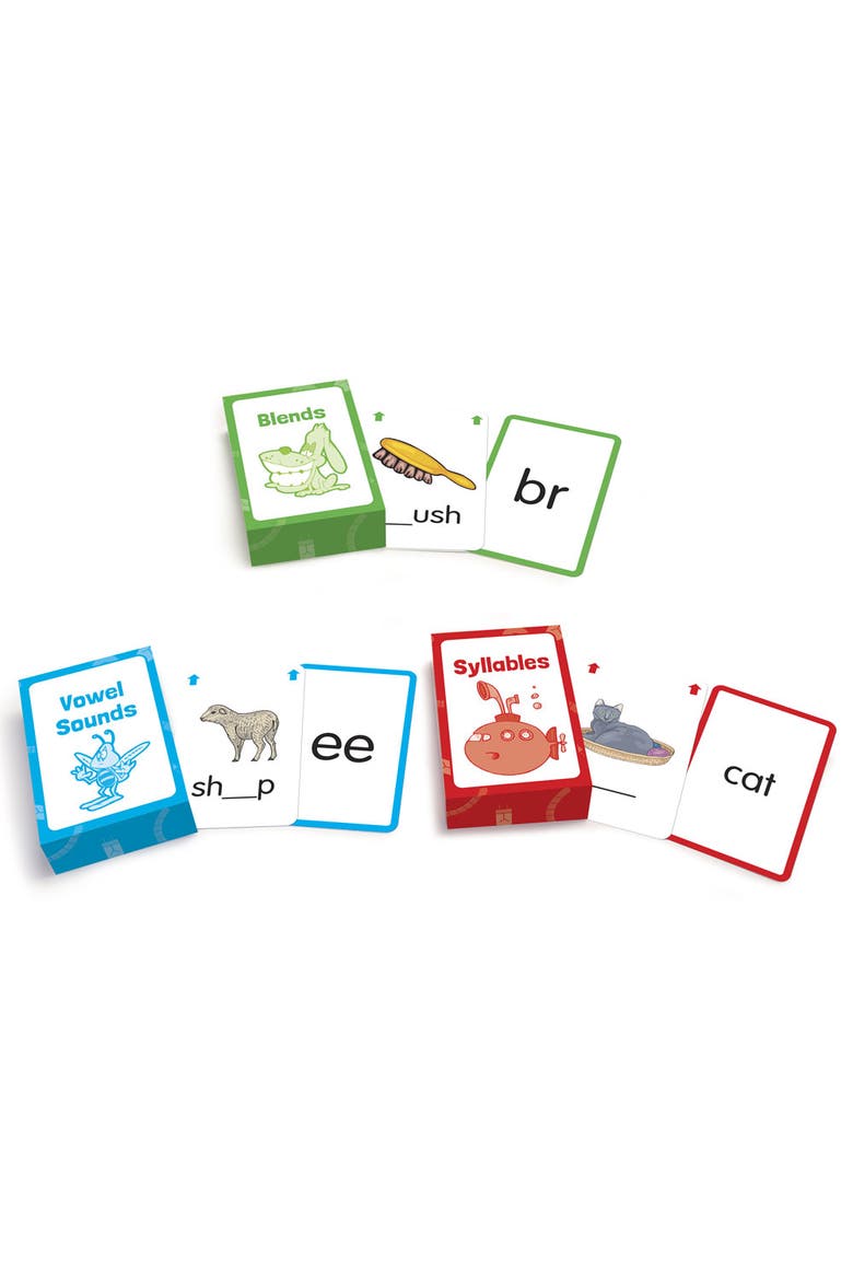 Phonics Flashcards, Alternate, color, Multicolored