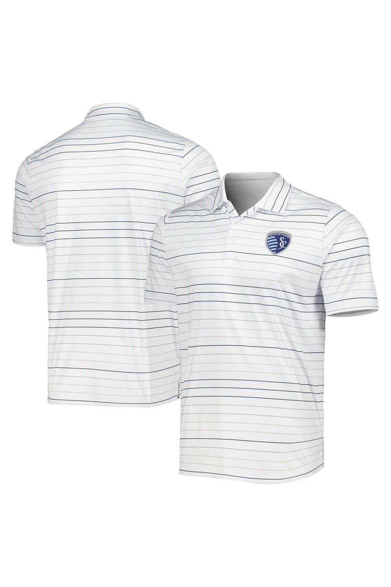Men's Antigua  White Sporting Kansas City Ryder Polo, Main, color, White