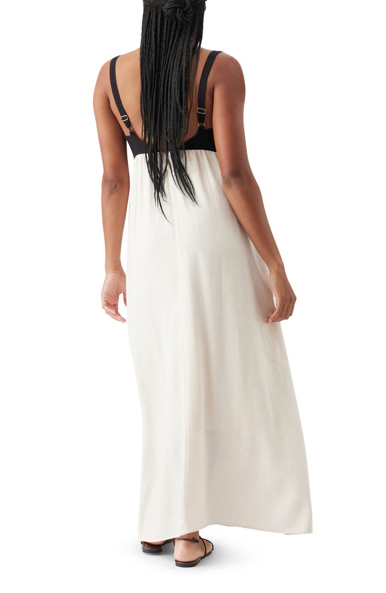 Ripe Maternity Olivia Dress, Alternate, color, Natural / Black