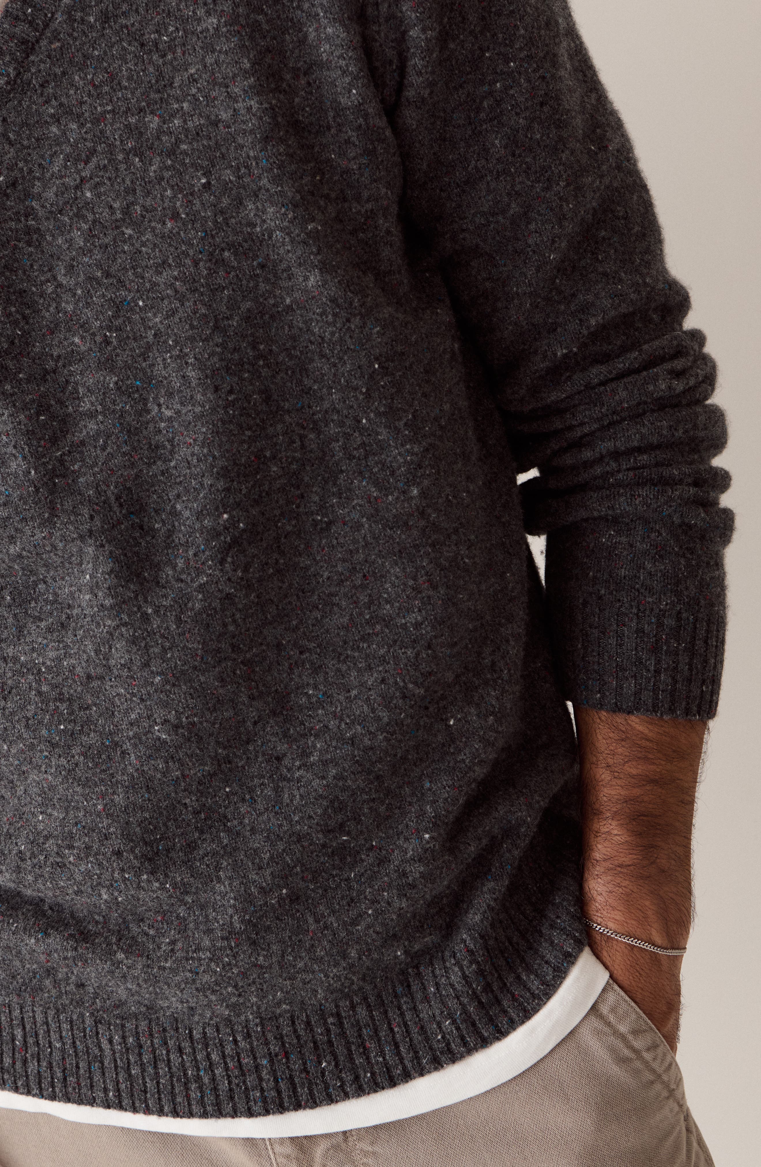 Marine Layer Neppy Merino Wool V-Neck Sweater (Men) | Nordstrom