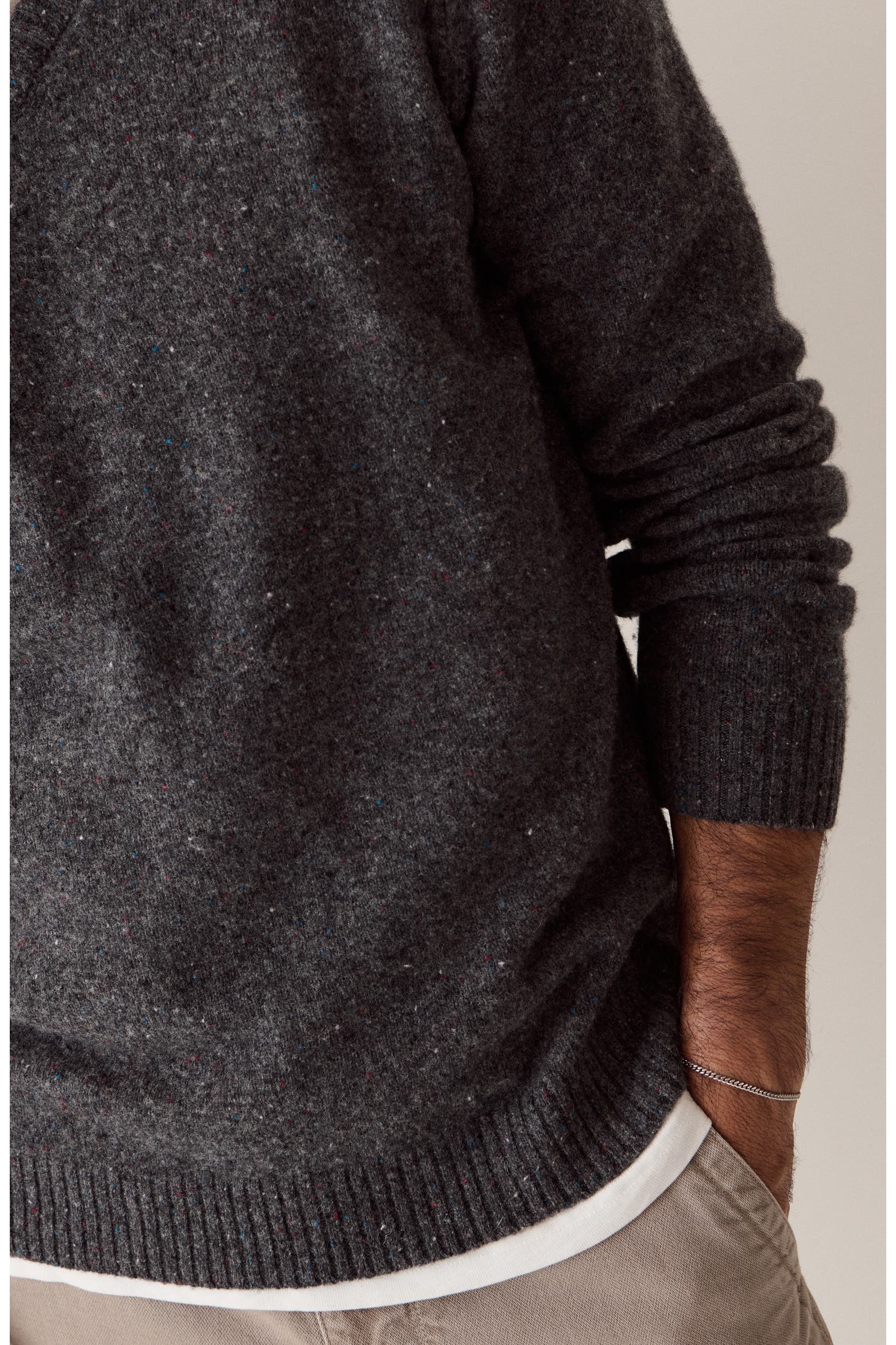 Neppy Fleece Marine Layer Neppy Merino Wool V-Neck Sweater (Men) | Nordstrom