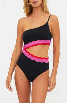 Liora Scallop Cutout One-Piece Swimsuit